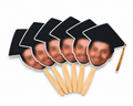 Grad Face Fans (6 pack)