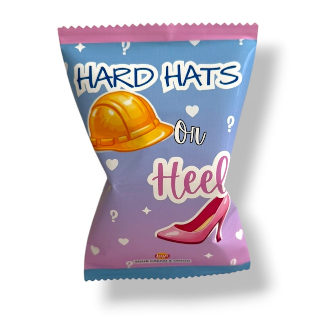 Gender Reveal Chip Bag (Hard Hats or Heels)