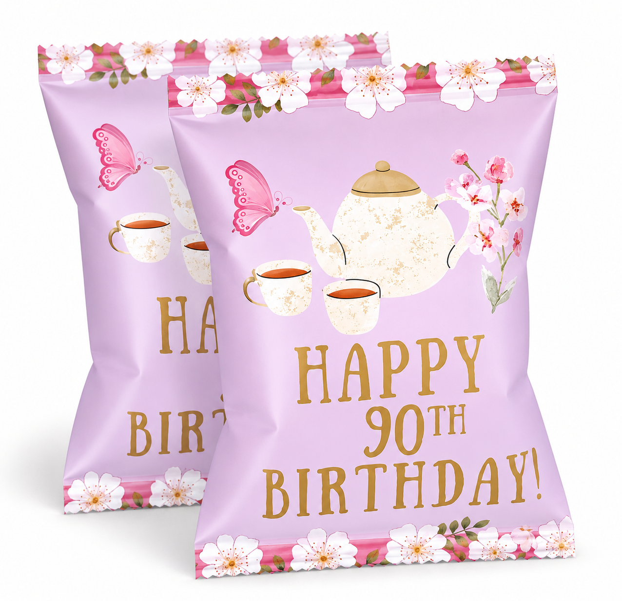 Vintage Tea Party Chip Bag