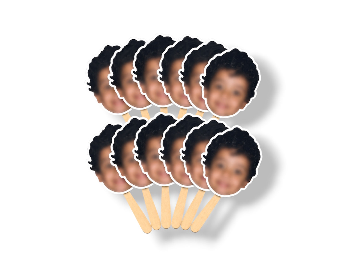 Face Fans (12 Pack)