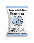 Grad Chip Bag (Light Blue/White)