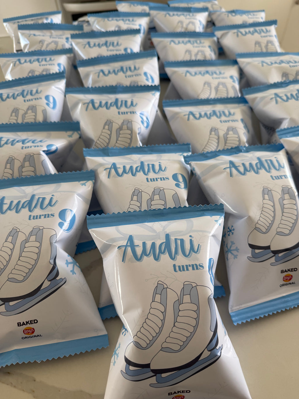 Snow / Ice Skate Chip Bag