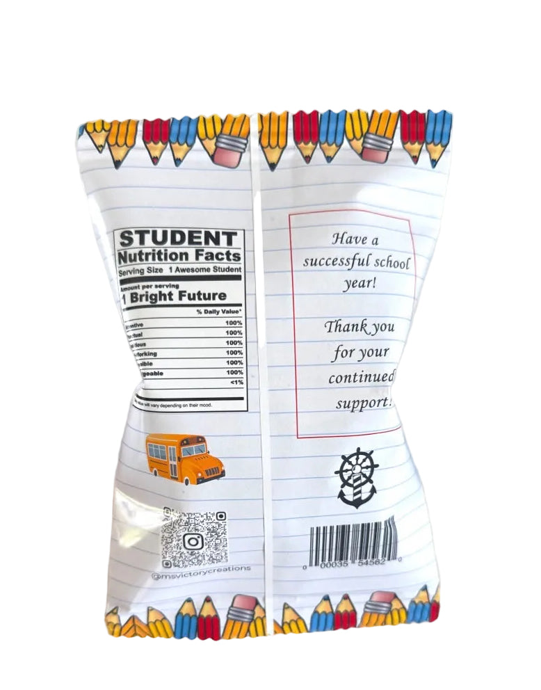 School / Teacher Chip Bag